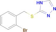 3-{[(2-bromophenyl)methyl]sulfanyl}-4H-1,2,4-triazole