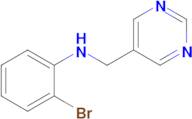 2-Bromo-N-(pyrimidin-5-ylmethyl)aniline