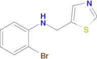 2-Bromo-N-(thiazol-5-ylmethyl)aniline