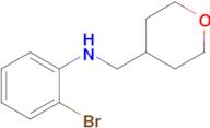 2-Bromo-N-((tetrahydro-2h-pyran-4-yl)methyl)aniline