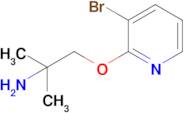 1-((3-Bromopyridin-2-yl)oxy)-2-methylpropan-2-amine