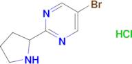 5-Bromo-2-(pyrrolidin-2-yl)pyrimidine hydrochloride