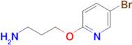 3-((5-Bromopyridin-2-yl)oxy)propan-1-amine