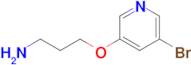 3-((5-Bromopyridin-3-yl)oxy)propan-1-amine