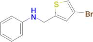 n-((4-Bromothiophen-2-yl)methyl)aniline