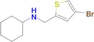 n-((4-Bromothiophen-2-yl)methyl)cyclohexanamine