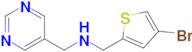 1-(4-Bromothiophen-2-yl)-N-(pyrimidin-5-ylmethyl)methanamine