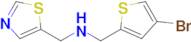 1-(4-Bromothiophen-2-yl)-N-(thiazol-5-ylmethyl)methanamine