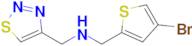 n-((1,2,3-Thiadiazol-4-yl)methyl)-1-(4-bromothiophen-2-yl)methanamine