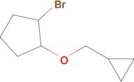 1-Bromo-2-(cyclopropylmethoxy)cyclopentane