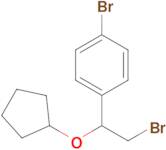 1-Bromo-4-(2-bromo-1-(cyclopentyloxy)ethyl)benzene