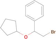 (2-Bromo-1-(cyclopentyloxy)ethyl)benzene