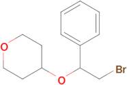 4-(2-Bromo-1-phenylethoxy)tetrahydro-2h-pyran