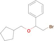 (2-Bromo-1-(cyclopentylmethoxy)ethyl)benzene