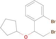 1-Bromo-2-(2-bromo-1-(cyclopentyloxy)ethyl)benzene