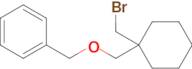 (((1-(Bromomethyl)cyclohexyl)methoxy)methyl)benzene