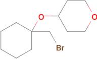 4-((1-(Bromomethyl)cyclohexyl)oxy)tetrahydro-2h-pyran