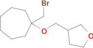 3-(((1-(Bromomethyl)cycloheptyl)oxy)methyl)tetrahydrofuran