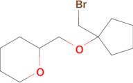 2-(((1-(Bromomethyl)cyclopentyl)oxy)methyl)tetrahydro-2h-pyran