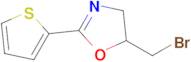 5-(Bromomethyl)-2-(thiophen-2-yl)-4,5-dihydrooxazole