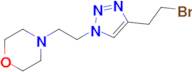 4-(2-(4-(2-Bromoethyl)-1h-1,2,3-triazol-1-yl)ethyl)morpholine