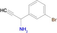 1-(3-Bromophenyl)prop-2-yn-1-amine