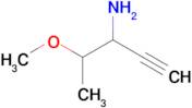 4-Methoxypent-1-yn-3-amine