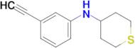 n-(3-Ethynylphenyl)tetrahydro-2h-thiopyran-4-amine