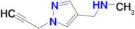 n-Methyl-1-(1-(prop-2-yn-1-yl)-1h-pyrazol-4-yl)methanamine