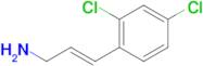 (E)-3-(2,4-Dichlorophenyl)prop-2-en-1-amine