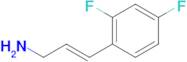 (E)-3-(2,4-Difluorophenyl)prop-2-en-1-amine