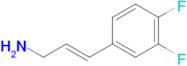 (E)-3-(3,4-Difluorophenyl)prop-2-en-1-amine