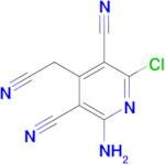 2-Amino-6-chloro-4-(cyanomethyl)pyridine-3,5-dicarbonitrile