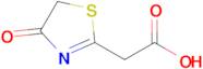 2-(4-Oxo-4,5-dihydrothiazol-2-yl)acetic acid