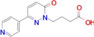 4-(6-Oxo-3-(pyridin-4-yl)pyridazin-1(6h)-yl)butanoic acid