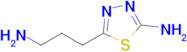 5-(3-aminopropyl)-1,3,4-thiadiazol-2-amine