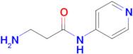 3-amino-N-(pyridin-4-yl)propanamide