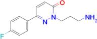 2-(3-Aminopropyl)-6-(4-fluorophenyl)pyridazin-3(2h)-one