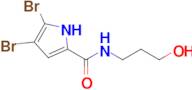 4,5-Dibromo-N-(3-hydroxypropyl)-1h-pyrrole-2-carboxamide