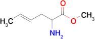 Methyl (E)-2-aminohex-4-enoate