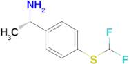 (S)-1-(4-((Difluoromethyl)thio)phenyl)ethan-1-amine