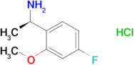 (R)-1-(4-Fluoro-2-methoxyphenyl)ethan-1-amine hydrochloride