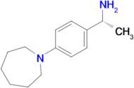(R)-1-(4-(Azepan-1-yl)phenyl)ethan-1-amine