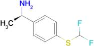 (R)-1-(4-((Difluoromethyl)thio)phenyl)ethan-1-amine