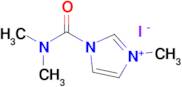 1-(Dimethylcarbamoyl)-3-methyl-1h-imidazol-3-ium iodide