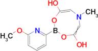 2-(6-methoxypyridin-2-yl)-6-methyl-2,6-dihydro-1,3,6,2-dioxazaborocine-4,8-diol