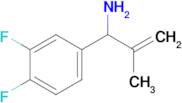 1-(3,4-Difluorophenyl)-2-methylprop-2-en-1-amine