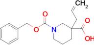 3-Allyl-1-((benzyloxy)carbonyl)piperidine-3-carboxylic acid