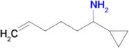 1-Cyclopropylhex-5-en-1-amine