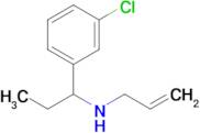 n-(1-(3-Chlorophenyl)propyl)prop-2-en-1-amine